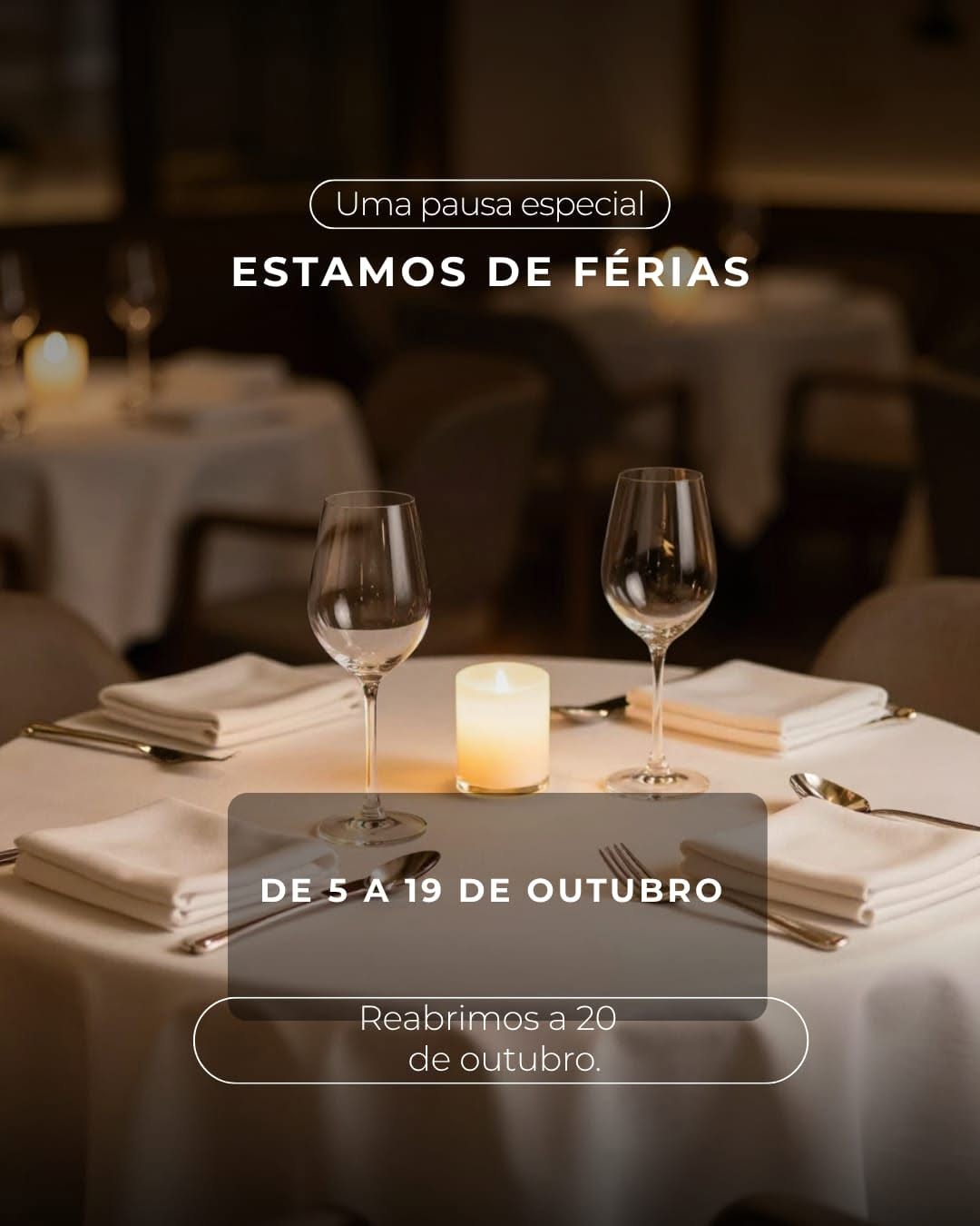 Encerrados para Férias